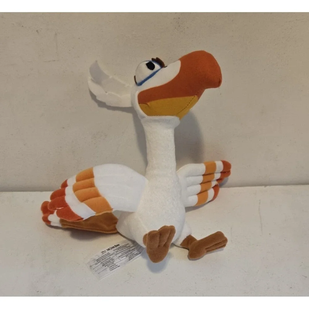 Disney Lion King Zazu Plush‎ Bird Broadway Musical Orange White Stuffed Doll 9